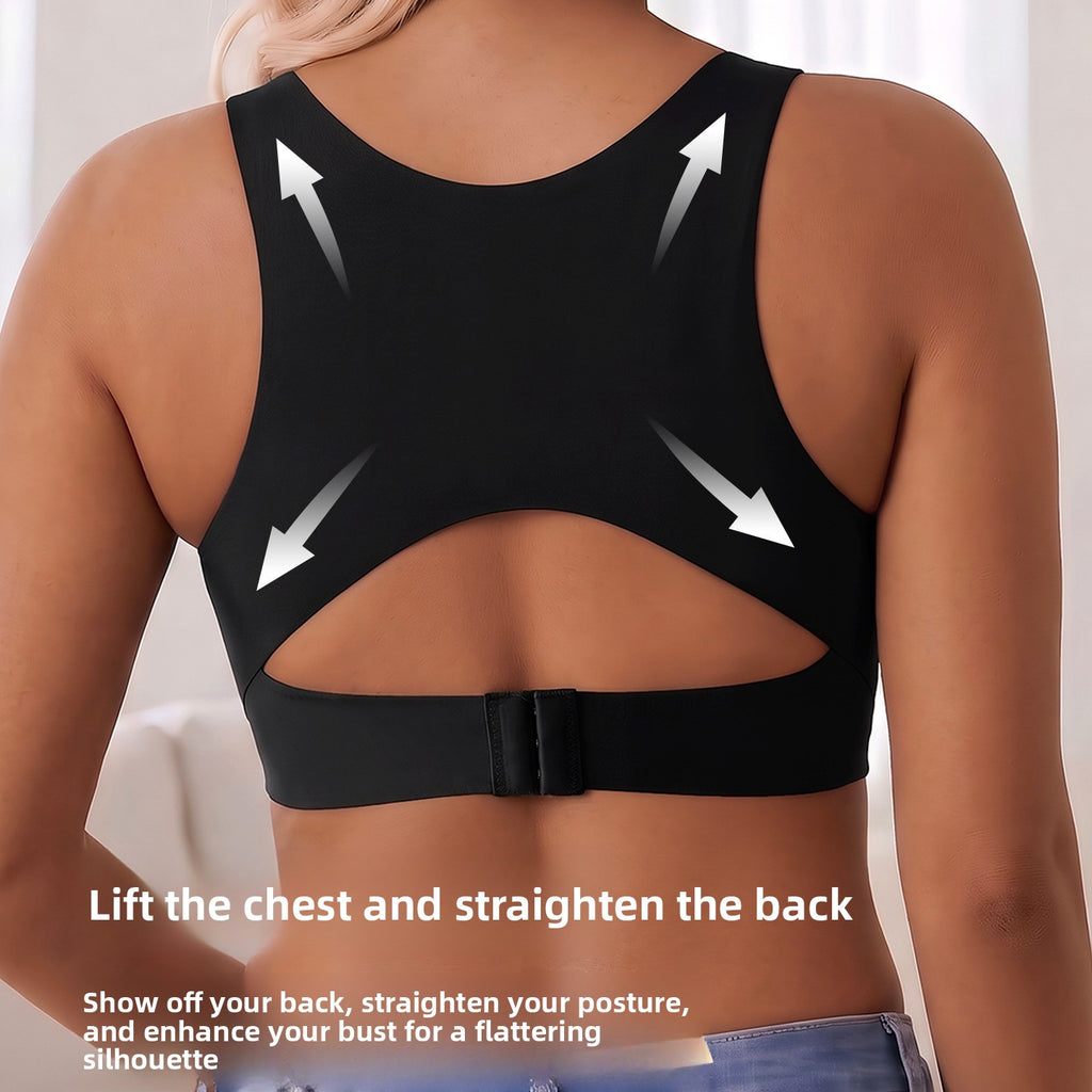 Brasier deportivo antibacterial con copas fijas y soporte